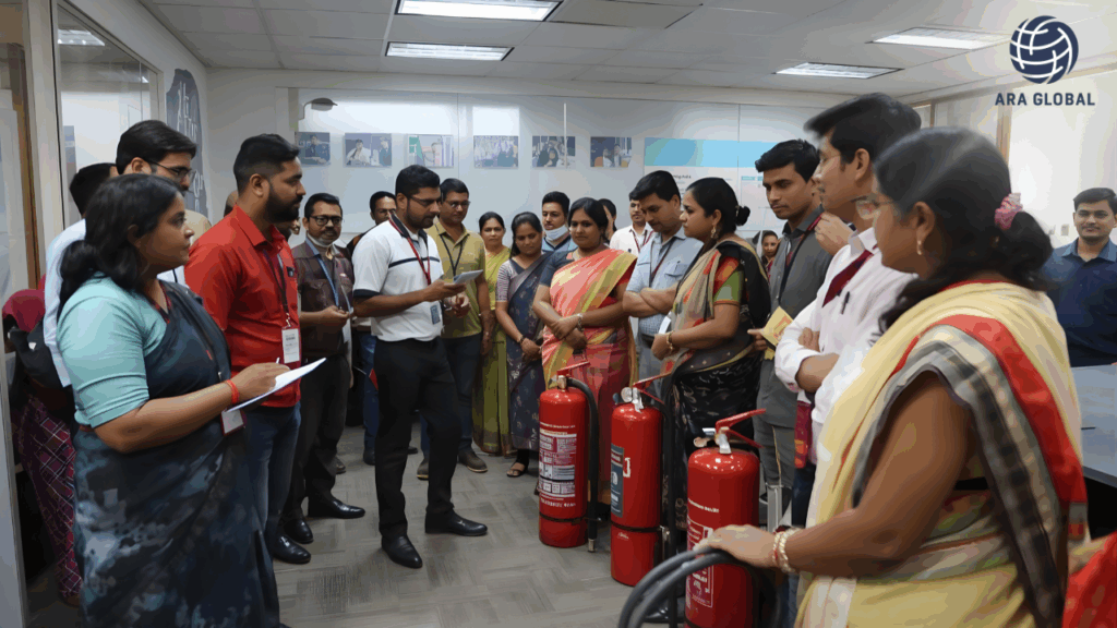 Corporate fire safety training in India