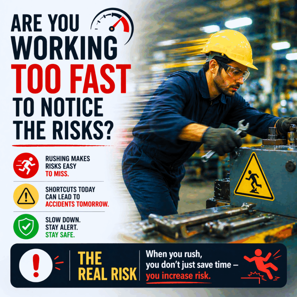 Are You Working Too Fast to Notice the Risks?